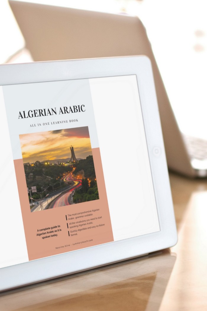 The Algerian Arabic│ All In One Learning Book